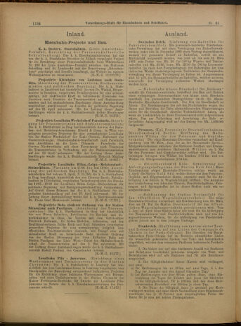 Verordnungs-Blatt für Eisenbahnen und Schiffahrt: Veröffentlichungen in Tarif- und Transport-Angelegenheiten 19000421 Seite: 6