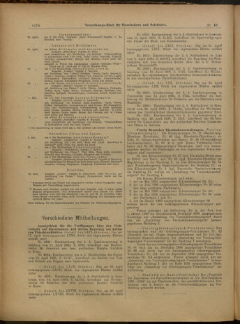 Verordnungs-Blatt für Eisenbahnen und Schiffahrt: Veröffentlichungen in Tarif- und Transport-Angelegenheiten 19000428 Seite: 6