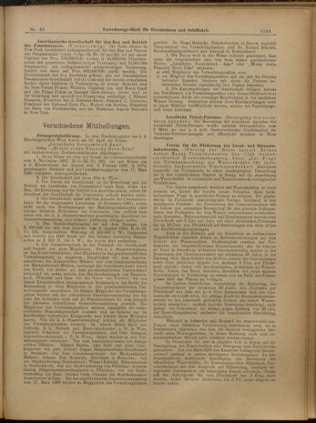 Verordnungs-Blatt für Eisenbahnen und Schiffahrt: Veröffentlichungen in Tarif- und Transport-Angelegenheiten 19000501 Seite: 5