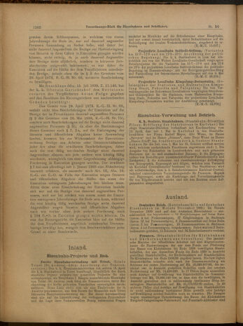 Verordnungs-Blatt für Eisenbahnen und Schiffahrt: Veröffentlichungen in Tarif- und Transport-Angelegenheiten 19000503 Seite: 2