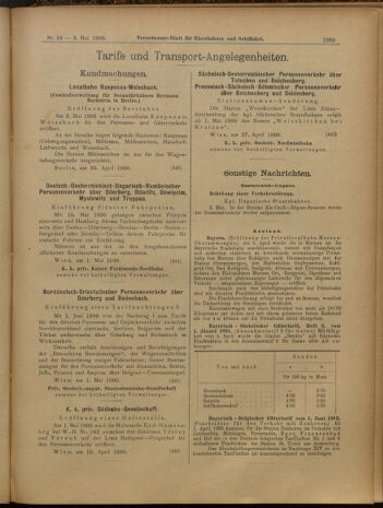 Verordnungs-Blatt für Eisenbahnen und Schiffahrt: Veröffentlichungen in Tarif- und Transport-Angelegenheiten 19000503 Seite: 5