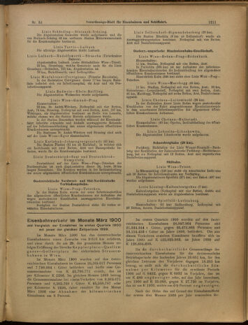 Verordnungs-Blatt für Eisenbahnen und Schiffahrt: Veröffentlichungen in Tarif- und Transport-Angelegenheiten 19000505 Seite: 3