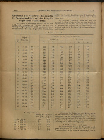 Verordnungs-Blatt für Eisenbahnen und Schiffahrt: Veröffentlichungen in Tarif- und Transport-Angelegenheiten 19000519 Seite: 2