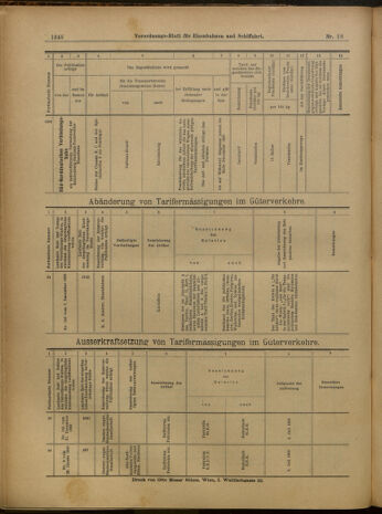 Verordnungs-Blatt für Eisenbahnen und Schiffahrt: Veröffentlichungen in Tarif- und Transport-Angelegenheiten 19000522 Seite: 20