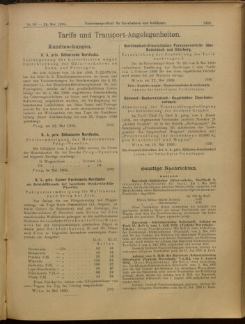 Verordnungs-Blatt für Eisenbahnen und Schiffahrt: Veröffentlichungen in Tarif- und Transport-Angelegenheiten 19000524 Seite: 7