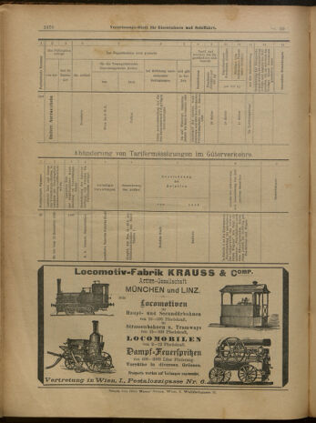 Verordnungs-Blatt für Eisenbahnen und Schiffahrt: Veröffentlichungen in Tarif- und Transport-Angelegenheiten 19000526 Seite: 12