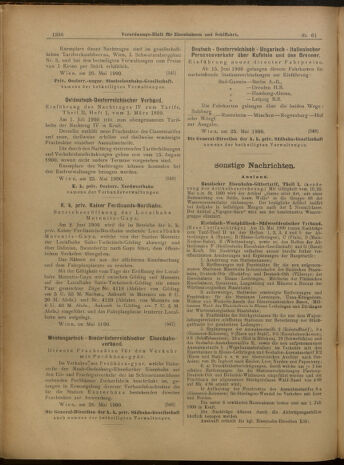 Verordnungs-Blatt für Eisenbahnen und Schiffahrt: Veröffentlichungen in Tarif- und Transport-Angelegenheiten 19000529 Seite: 10