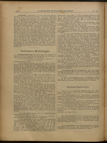 Verordnungs-Blatt für Eisenbahnen und Schiffahrt: Veröffentlichungen in Tarif- und Transport-Angelegenheiten 19000602 Seite: 8