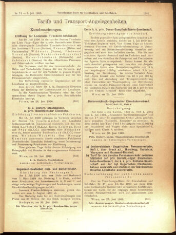 Verordnungs-Blatt für Eisenbahnen und Schiffahrt: Veröffentlichungen in Tarif- und Transport-Angelegenheiten 19000603 Seite: 13