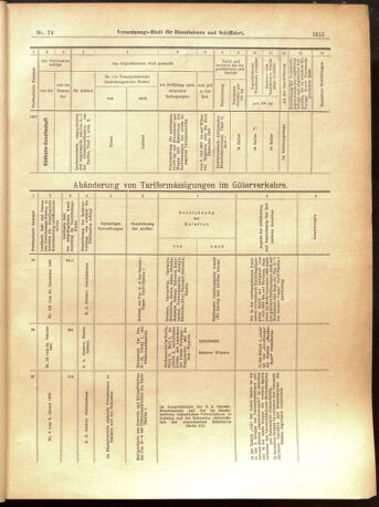 Verordnungs-Blatt für Eisenbahnen und Schiffahrt: Veröffentlichungen in Tarif- und Transport-Angelegenheiten 19000603 Seite: 19