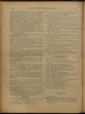 Verordnungs-Blatt für Eisenbahnen und Schiffahrt: Veröffentlichungen in Tarif- und Transport-Angelegenheiten 19000609 Seite: 14