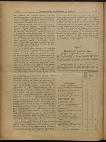 Verordnungs-Blatt für Eisenbahnen und Schiffahrt: Veröffentlichungen in Tarif- und Transport-Angelegenheiten 19000614 Seite: 11