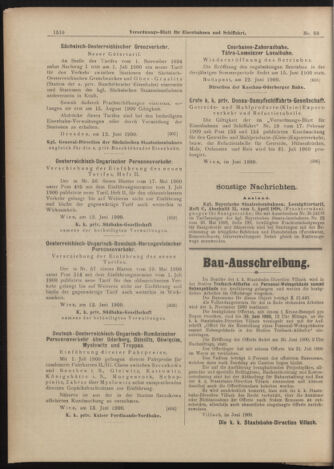 Verordnungs-Blatt für Eisenbahnen und Schiffahrt: Veröffentlichungen in Tarif- und Transport-Angelegenheiten 19000616 Seite: 10