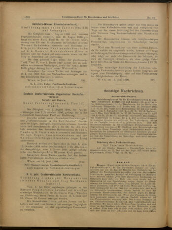 Verordnungs-Blatt für Eisenbahnen und Schiffahrt: Veröffentlichungen in Tarif- und Transport-Angelegenheiten 19000619 Seite: 12