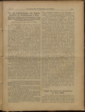 Verordnungs-Blatt für Eisenbahnen und Schiffahrt: Veröffentlichungen in Tarif- und Transport-Angelegenheiten 19000628 Seite: 3