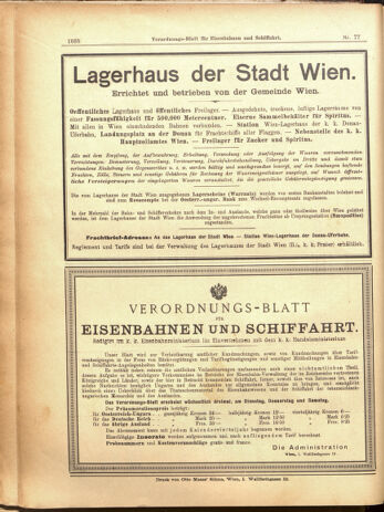 Verordnungs-Blatt für Eisenbahnen und Schiffahrt: Veröffentlichungen in Tarif- und Transport-Angelegenheiten 19000710 Seite: 24