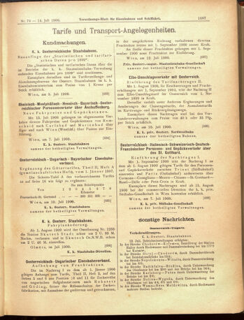 Verordnungs-Blatt für Eisenbahnen und Schiffahrt: Veröffentlichungen in Tarif- und Transport-Angelegenheiten 19000714 Seite: 13