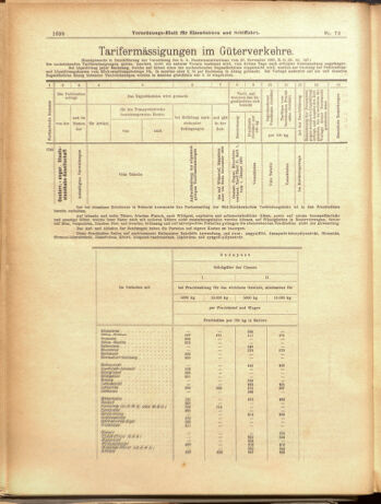 Verordnungs-Blatt für Eisenbahnen und Schiffahrt: Veröffentlichungen in Tarif- und Transport-Angelegenheiten 19000714 Seite: 14