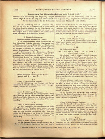 Verordnungs-Blatt für Eisenbahnen und Schiffahrt: Veröffentlichungen in Tarif- und Transport-Angelegenheiten 19000714 Seite: 2