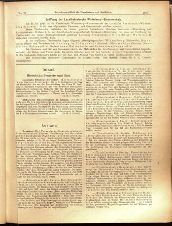 Verordnungs-Blatt für Eisenbahnen und Schiffahrt: Veröffentlichungen in Tarif- und Transport-Angelegenheiten 19000714 Seite: 5