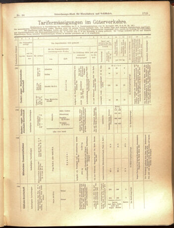 Verordnungs-Blatt für Eisenbahnen und Schiffahrt: Veröffentlichungen in Tarif- und Transport-Angelegenheiten 19000717 Seite: 11