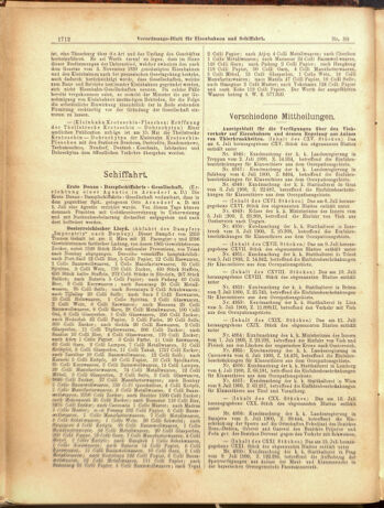 Verordnungs-Blatt für Eisenbahnen und Schiffahrt: Veröffentlichungen in Tarif- und Transport-Angelegenheiten 19000717 Seite: 8