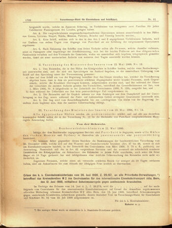 Verordnungs-Blatt für Eisenbahnen und Schiffahrt: Veröffentlichungen in Tarif- und Transport-Angelegenheiten 19000719 Seite: 2