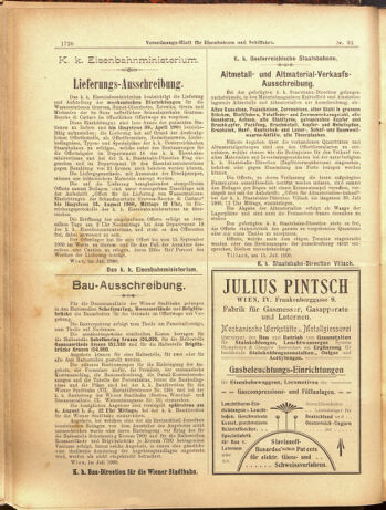 Verordnungs-Blatt für Eisenbahnen und Schiffahrt: Veröffentlichungen in Tarif- und Transport-Angelegenheiten 19000719 Seite: 8