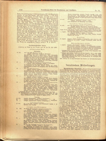 Verordnungs-Blatt für Eisenbahnen und Schiffahrt: Veröffentlichungen in Tarif- und Transport-Angelegenheiten 19000721 Seite: 10