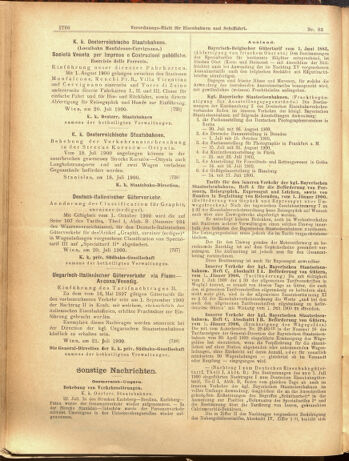 Verordnungs-Blatt für Eisenbahnen und Schiffahrt: Veröffentlichungen in Tarif- und Transport-Angelegenheiten 19000724 Seite: 10