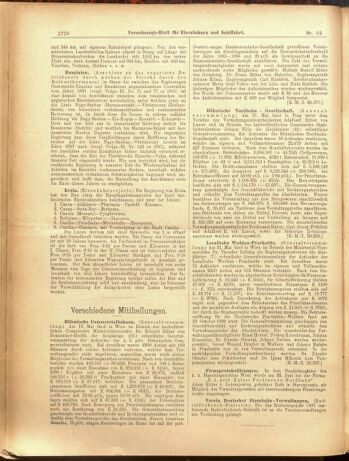 Verordnungs-Blatt für Eisenbahnen und Schiffahrt: Veröffentlichungen in Tarif- und Transport-Angelegenheiten 19000726 Seite: 6