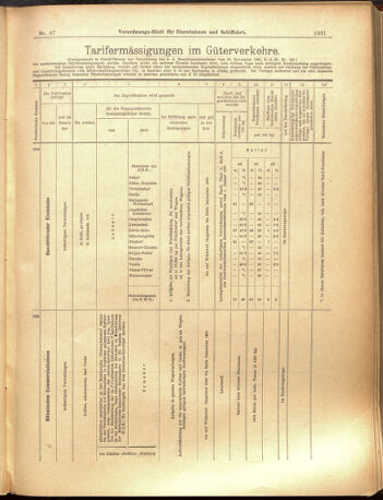 Verordnungs-Blatt für Eisenbahnen und Schiffahrt: Veröffentlichungen in Tarif- und Transport-Angelegenheiten 19000802 Seite: 11