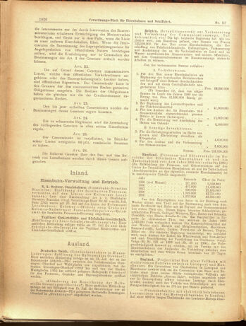 Verordnungs-Blatt für Eisenbahnen und Schiffahrt: Veröffentlichungen in Tarif- und Transport-Angelegenheiten 19000802 Seite: 6