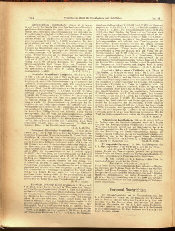 Verordnungs-Blatt für Eisenbahnen und Schiffahrt: Veröffentlichungen in Tarif- und Transport-Angelegenheiten 19000804 Seite: 8