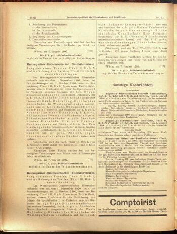 Verordnungs-Blatt für Eisenbahnen und Schiffahrt: Veröffentlichungen in Tarif- und Transport-Angelegenheiten 19000811 Seite: 10