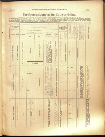 Verordnungs-Blatt für Eisenbahnen und Schiffahrt: Veröffentlichungen in Tarif- und Transport-Angelegenheiten 19000811 Seite: 11