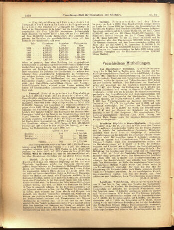 Verordnungs-Blatt für Eisenbahnen und Schiffahrt: Veröffentlichungen in Tarif- und Transport-Angelegenheiten 19000811 Seite: 6