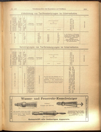 Verordnungs-Blatt für Eisenbahnen und Schiffahrt: Veröffentlichungen in Tarif- und Transport-Angelegenheiten 19000908 Seite: 11