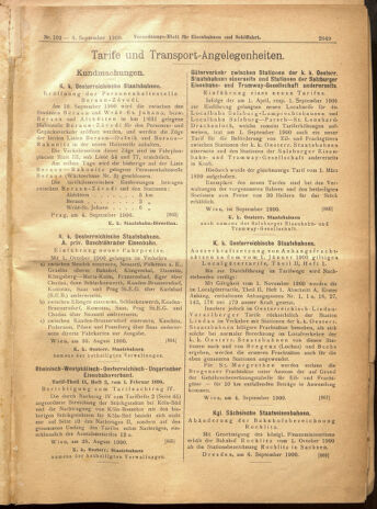 Verordnungs-Blatt für Eisenbahnen und Schiffahrt: Veröffentlichungen in Tarif- und Transport-Angelegenheiten 19000908 Seite: 17