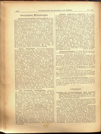 Verordnungs-Blatt für Eisenbahnen und Schiffahrt: Veröffentlichungen in Tarif- und Transport-Angelegenheiten 19000908 Seite: 4