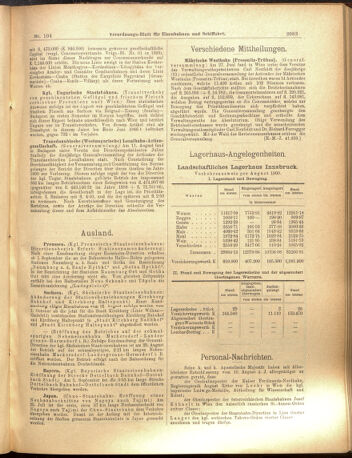 Verordnungs-Blatt für Eisenbahnen und Schiffahrt: Veröffentlichungen in Tarif- und Transport-Angelegenheiten 19000913 Seite: 15