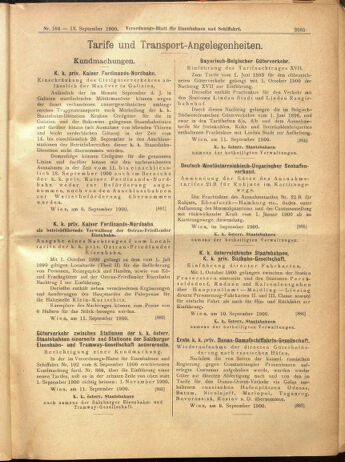 Verordnungs-Blatt für Eisenbahnen und Schiffahrt: Veröffentlichungen in Tarif- und Transport-Angelegenheiten 19000913 Seite: 41