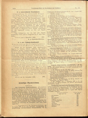 Verordnungs-Blatt für Eisenbahnen und Schiffahrt: Veröffentlichungen in Tarif- und Transport-Angelegenheiten 19000913 Seite: 42