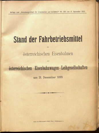 Verordnungs-Blatt für Eisenbahnen und Schiffahrt: Veröffentlichungen in Tarif- und Transport-Angelegenheiten 19000915 Seite: 77