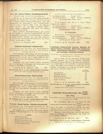 Verordnungs-Blatt für Eisenbahnen und Schiffahrt: Veröffentlichungen in Tarif- und Transport-Angelegenheiten 19000918 Seite: 13