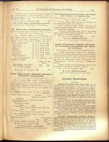 Verordnungs-Blatt für Eisenbahnen und Schiffahrt: Veröffentlichungen in Tarif- und Transport-Angelegenheiten 19000918 Seite: 15