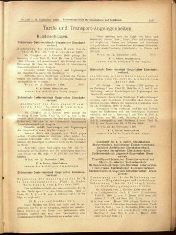 Verordnungs-Blatt für Eisenbahnen und Schiffahrt: Veröffentlichungen in Tarif- und Transport-Angelegenheiten 19000918 Seite: 31