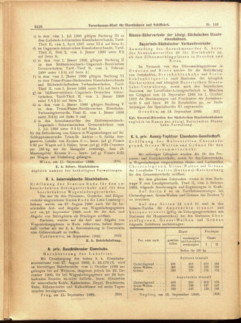 Verordnungs-Blatt für Eisenbahnen und Schiffahrt: Veröffentlichungen in Tarif- und Transport-Angelegenheiten 19000918 Seite: 32