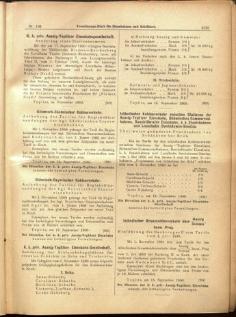 Verordnungs-Blatt für Eisenbahnen und Schiffahrt: Veröffentlichungen in Tarif- und Transport-Angelegenheiten 19000918 Seite: 33