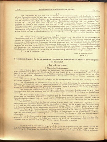 Verordnungs-Blatt für Eisenbahnen und Schiffahrt: Veröffentlichungen in Tarif- und Transport-Angelegenheiten 19000922 Seite: 2